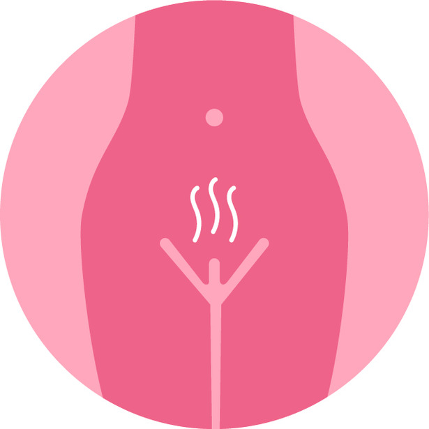 icono de resequedad vaginal